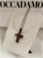 Collana Boccadamo Uomo in Acciaio AGR088 CROCE - AGR088 CROCE